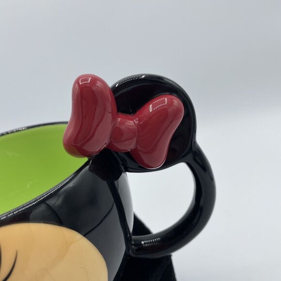 Disney Minnie Mouse Ears & Face Signature Bow Coffee/Tea Mug Genuine - Picture 5 of 12